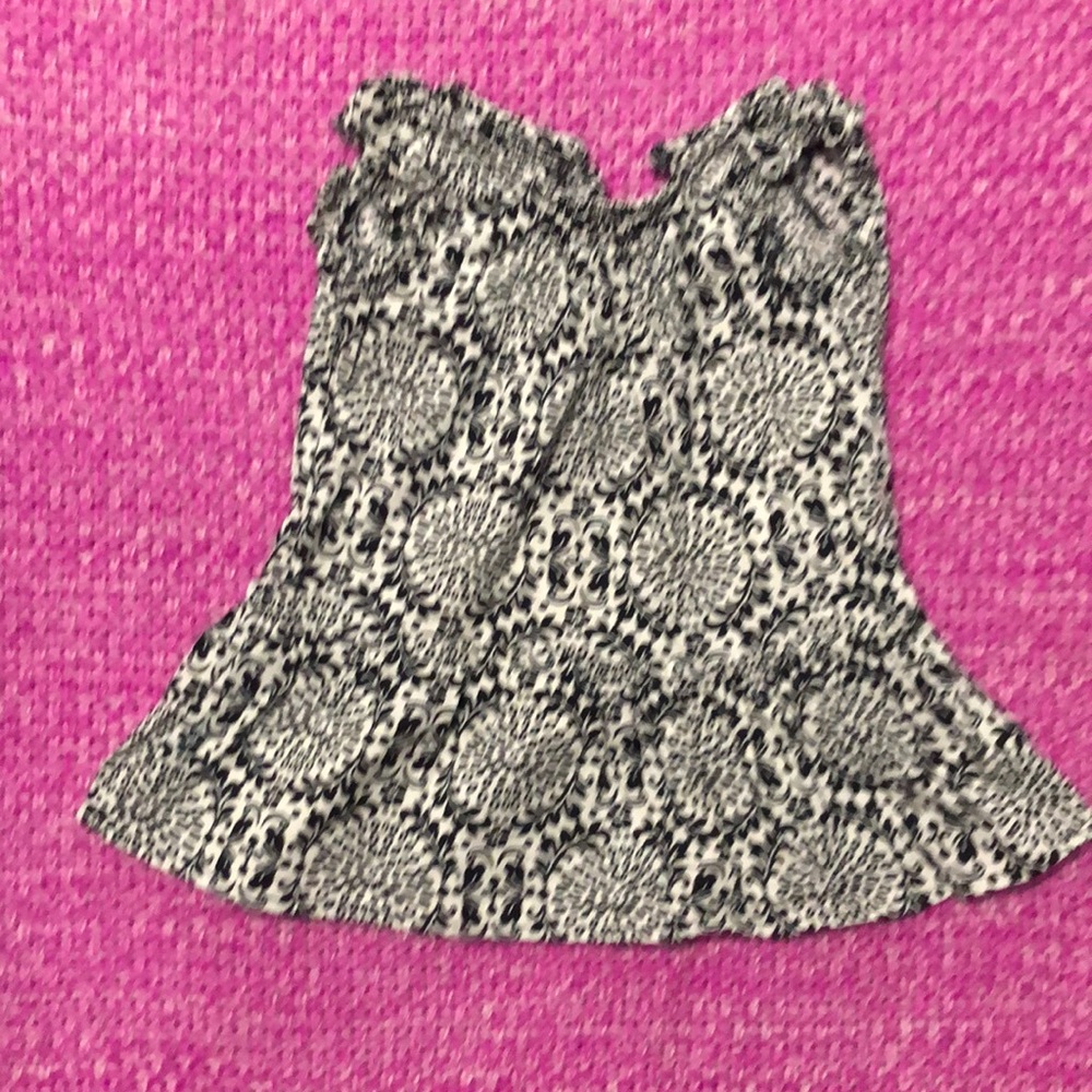 Oshkosh black and white sun dress